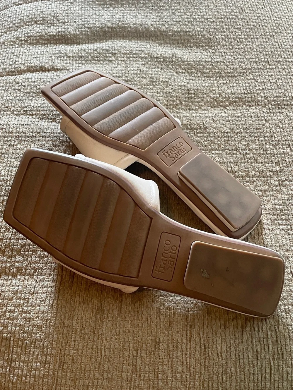 Franco Sarto Leather Slides